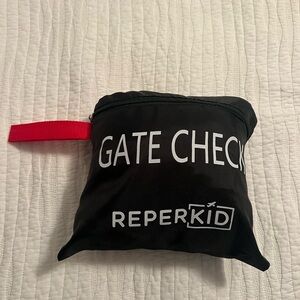 Black Gate Check Bag for Kids